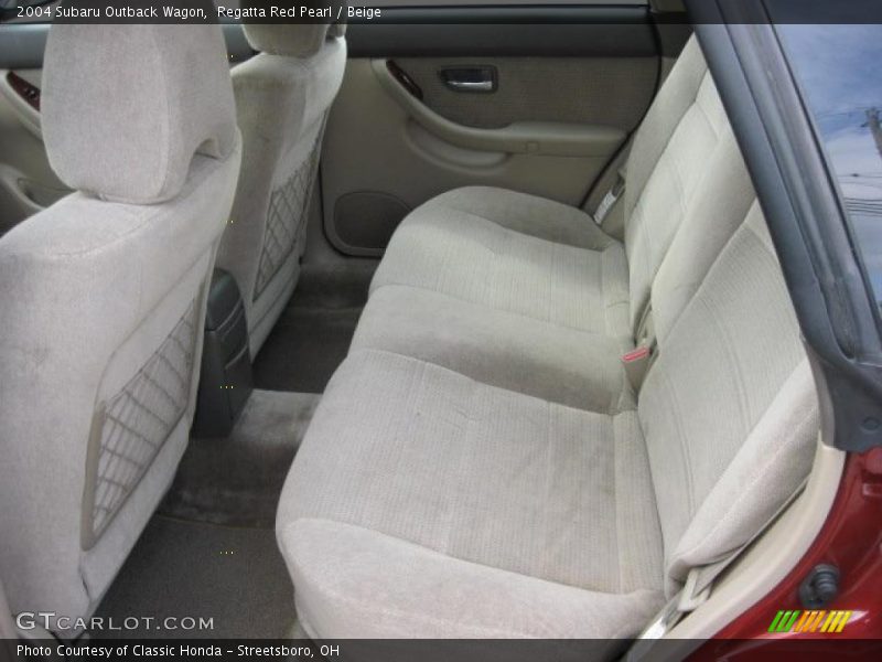 Regatta Red Pearl / Beige 2004 Subaru Outback Wagon