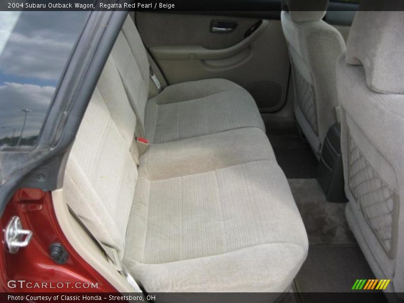 Regatta Red Pearl / Beige 2004 Subaru Outback Wagon
