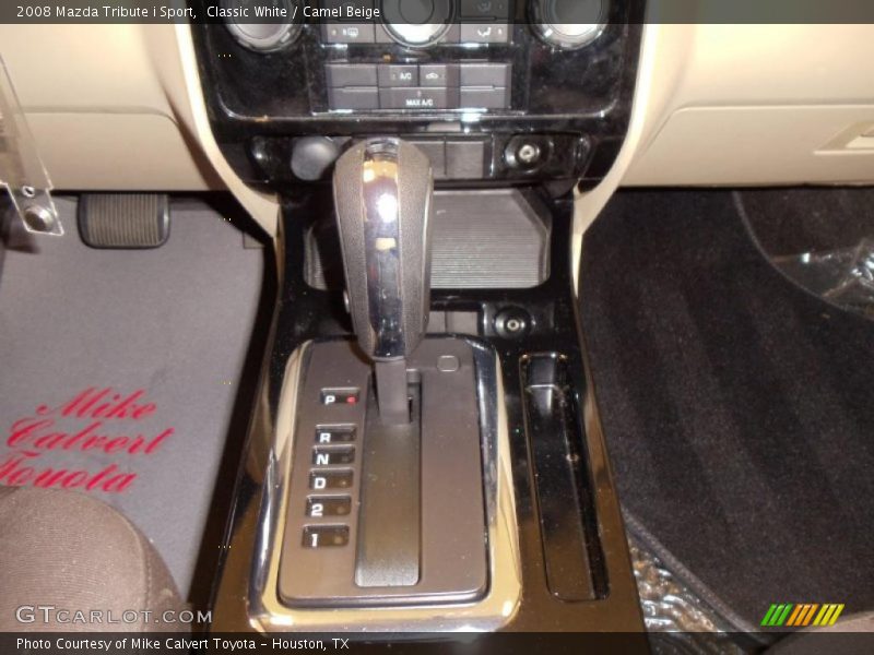 Classic White / Camel Beige 2008 Mazda Tribute i Sport