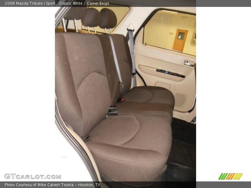 Classic White / Camel Beige 2008 Mazda Tribute i Sport