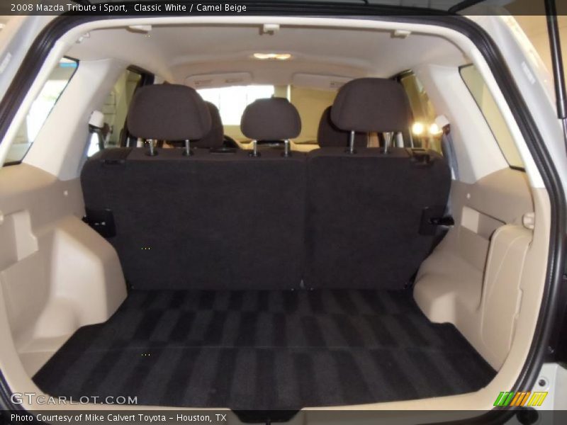 Classic White / Camel Beige 2008 Mazda Tribute i Sport