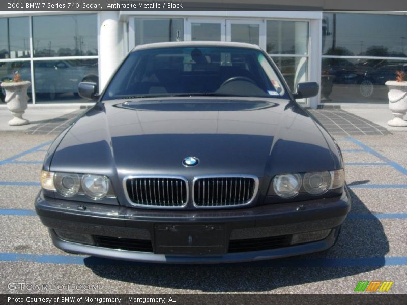 Anthracite Metallic / Black 2001 BMW 7 Series 740i Sedan