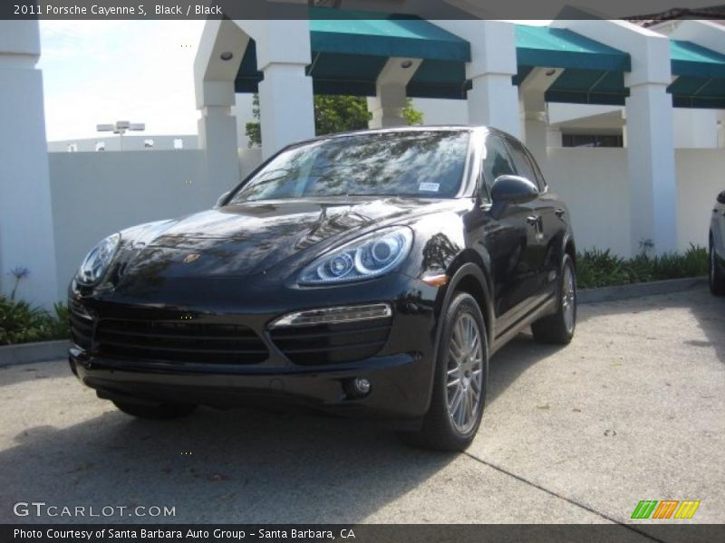 Black / Black 2011 Porsche Cayenne S