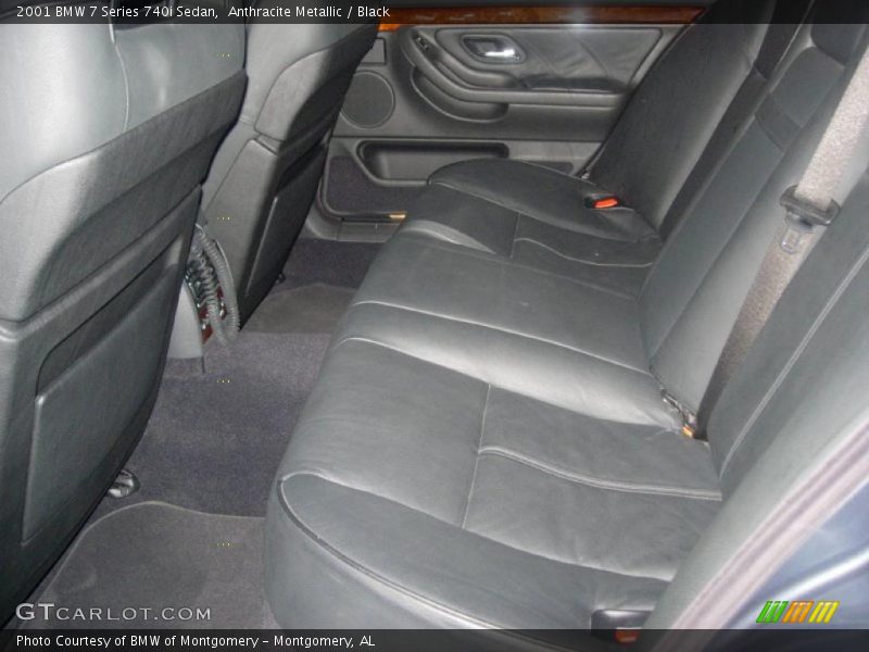 Anthracite Metallic / Black 2001 BMW 7 Series 740i Sedan