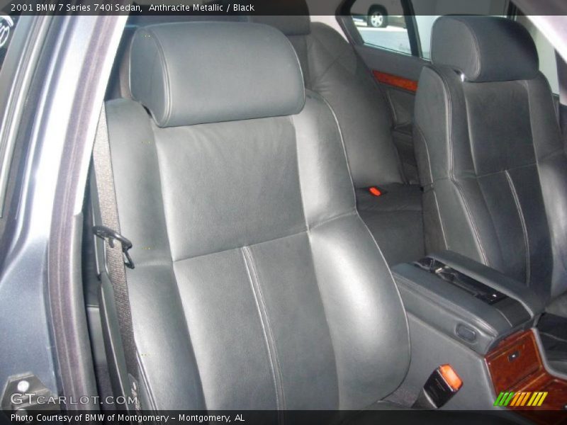 Anthracite Metallic / Black 2001 BMW 7 Series 740i Sedan