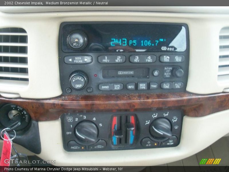 Medium Bronzemist Metallic / Neutral 2002 Chevrolet Impala