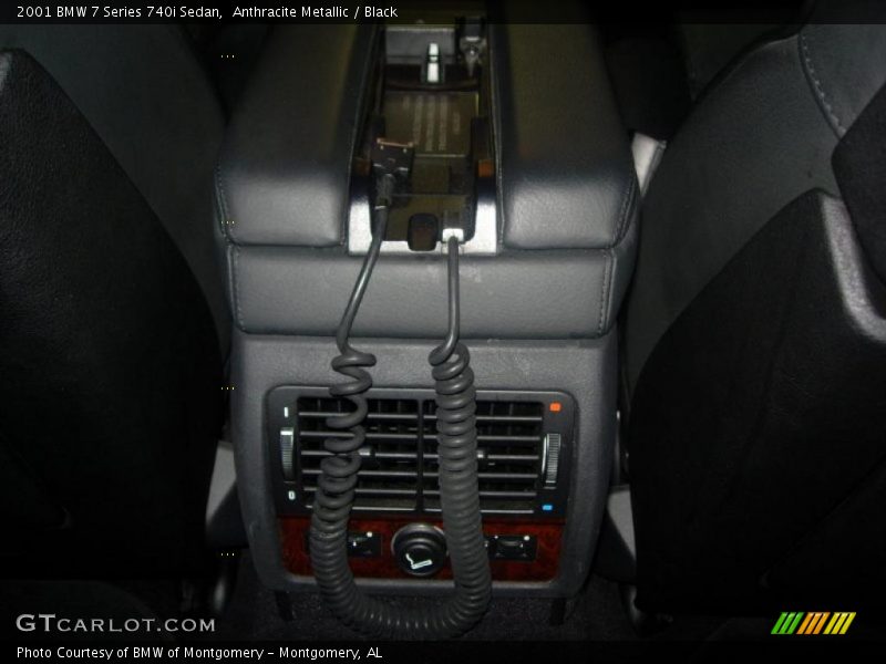Anthracite Metallic / Black 2001 BMW 7 Series 740i Sedan