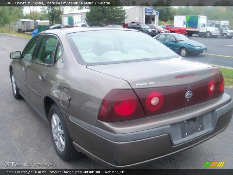 Medium Bronzemist Metallic / Neutral 2002 Chevrolet Impala