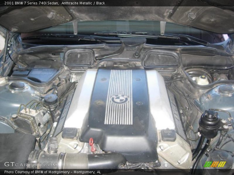 Anthracite Metallic / Black 2001 BMW 7 Series 740i Sedan