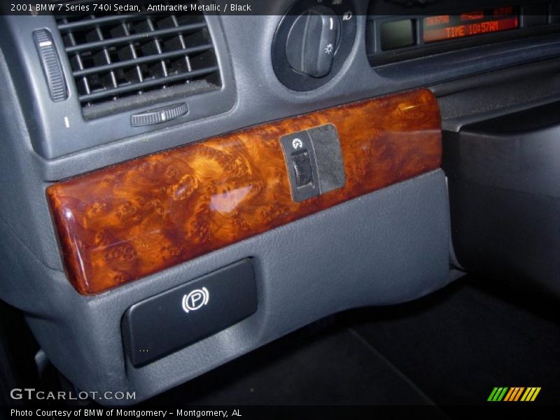 Anthracite Metallic / Black 2001 BMW 7 Series 740i Sedan