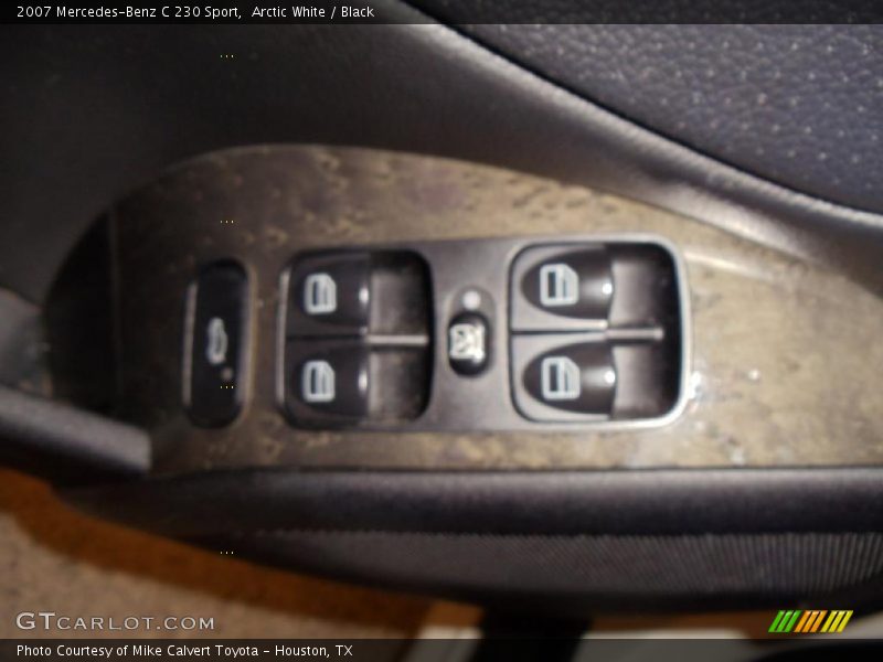 Arctic White / Black 2007 Mercedes-Benz C 230 Sport
