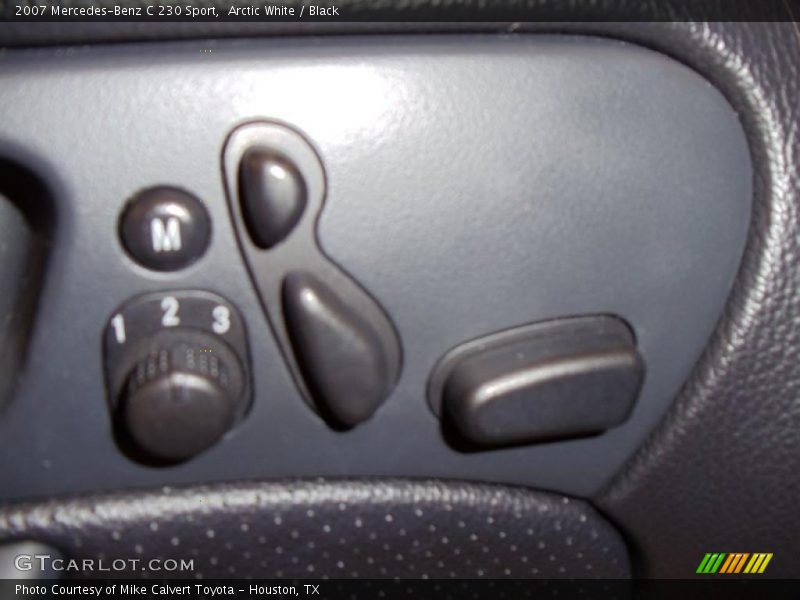 Arctic White / Black 2007 Mercedes-Benz C 230 Sport