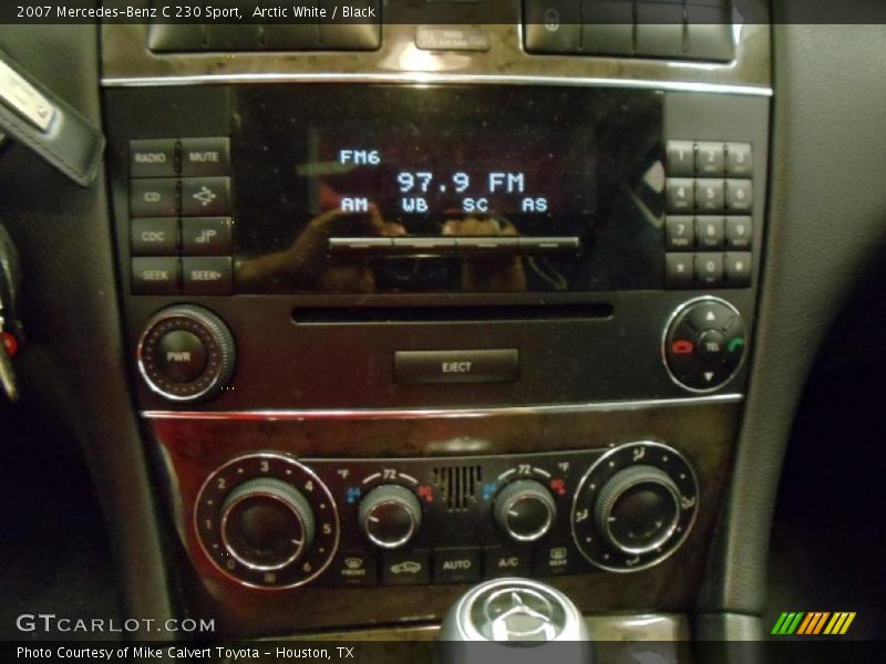 Arctic White / Black 2007 Mercedes-Benz C 230 Sport