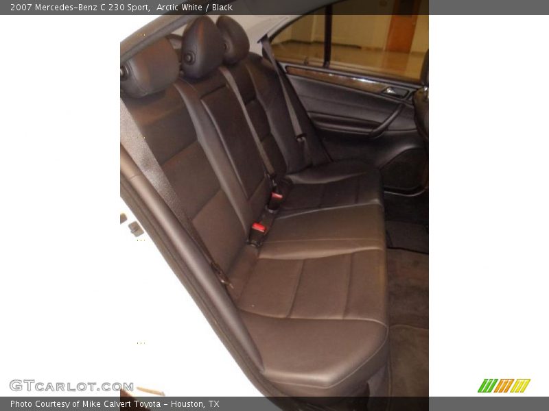 Arctic White / Black 2007 Mercedes-Benz C 230 Sport