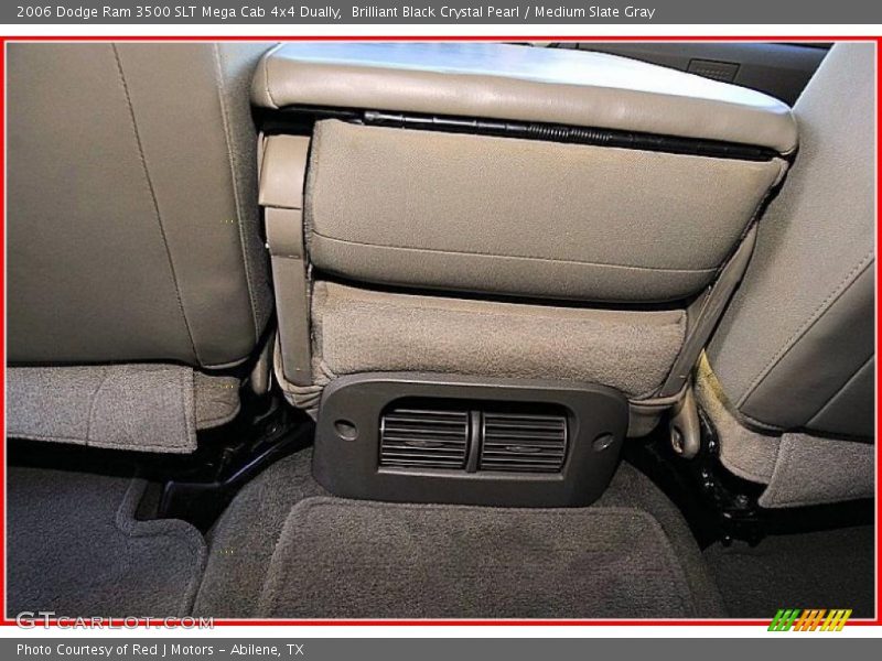 Brilliant Black Crystal Pearl / Medium Slate Gray 2006 Dodge Ram 3500 SLT Mega Cab 4x4 Dually