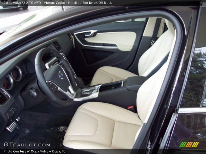 Vibrant Copper Metallic / Soft Beige/Off Black 2011 Volvo S60 T6 AWD