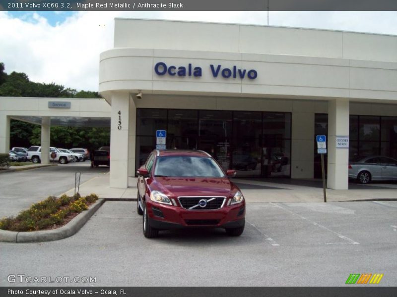 Maple Red Metallic / Anthracite Black 2011 Volvo XC60 3.2