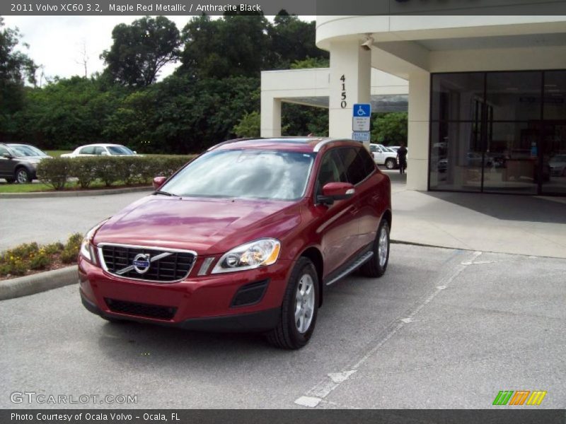 Maple Red Metallic / Anthracite Black 2011 Volvo XC60 3.2