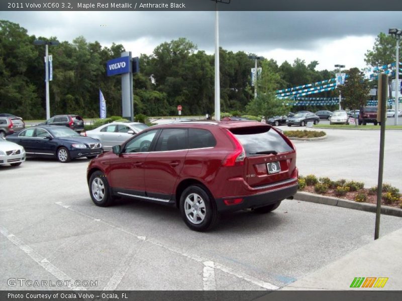 Maple Red Metallic / Anthracite Black 2011 Volvo XC60 3.2