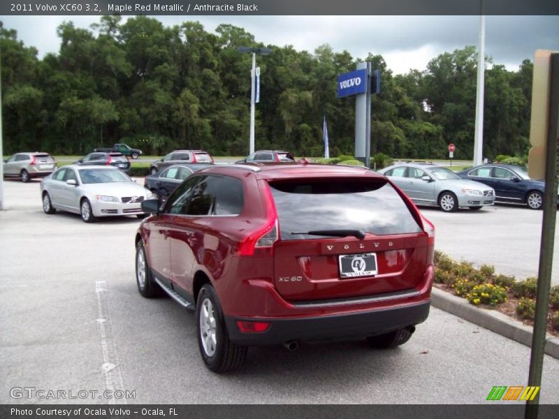 Maple Red Metallic / Anthracite Black 2011 Volvo XC60 3.2