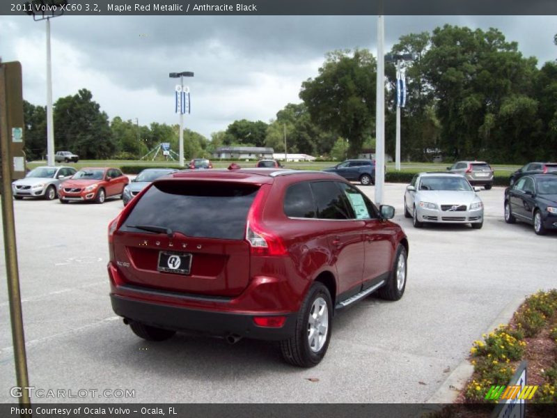 Maple Red Metallic / Anthracite Black 2011 Volvo XC60 3.2