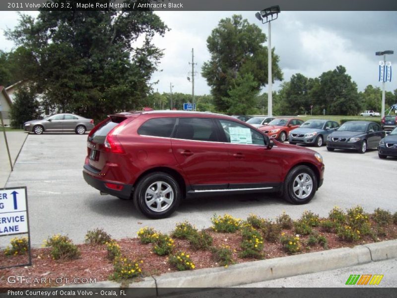 Maple Red Metallic / Anthracite Black 2011 Volvo XC60 3.2