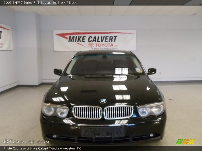 Jet Black / Black 2002 BMW 7 Series 745i Sedan