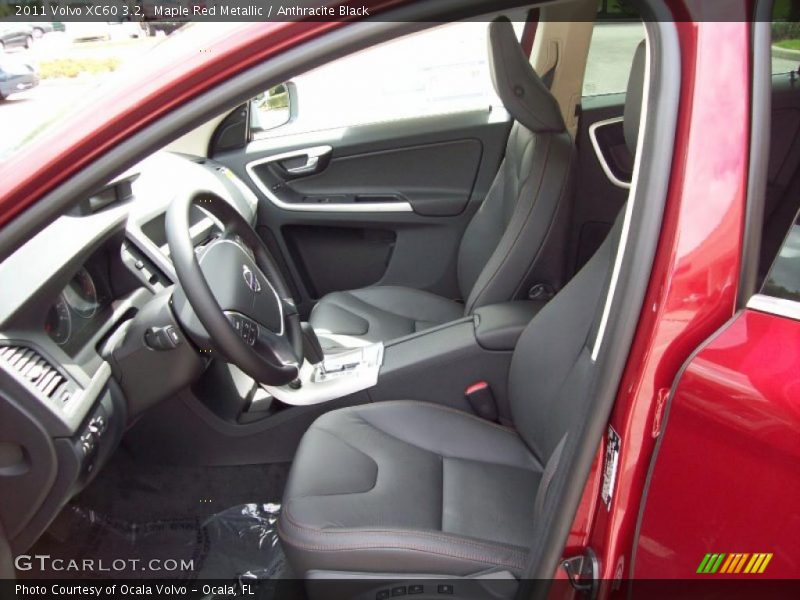 Maple Red Metallic / Anthracite Black 2011 Volvo XC60 3.2