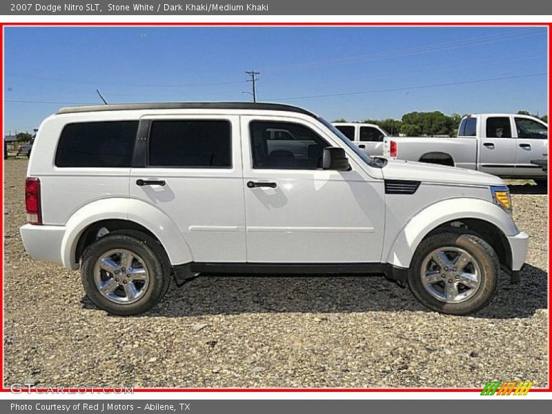 Stone White / Dark Khaki/Medium Khaki 2007 Dodge Nitro SLT