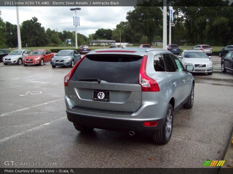 Electric Silver Metallic / Anthracite Black 2011 Volvo XC60 T6 AWD