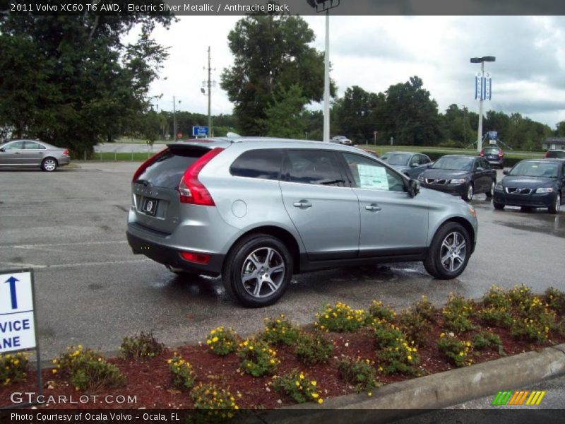 Electric Silver Metallic / Anthracite Black 2011 Volvo XC60 T6 AWD