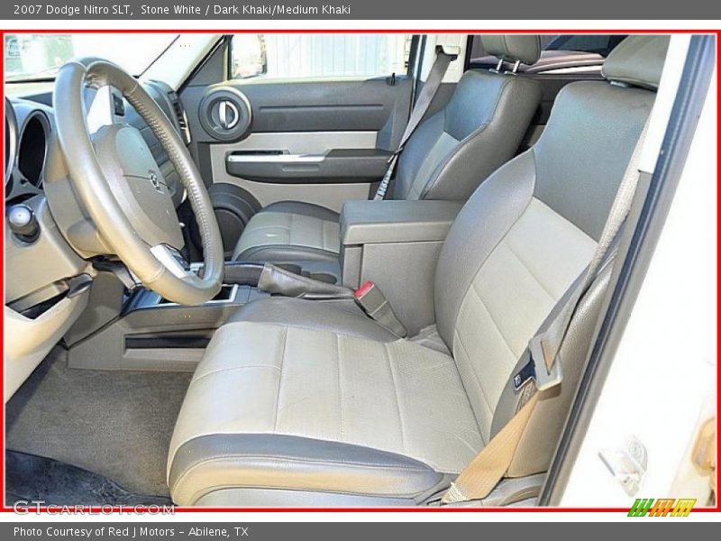 Stone White / Dark Khaki/Medium Khaki 2007 Dodge Nitro SLT