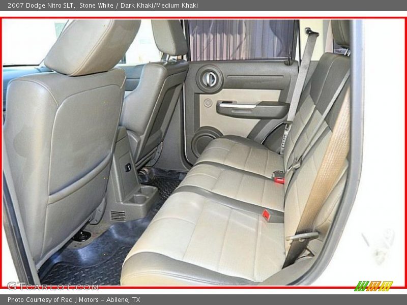 Stone White / Dark Khaki/Medium Khaki 2007 Dodge Nitro SLT