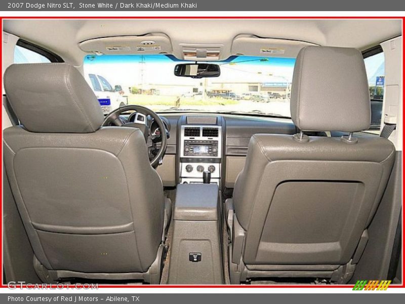 Stone White / Dark Khaki/Medium Khaki 2007 Dodge Nitro SLT
