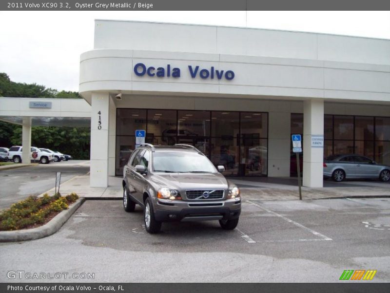 Oyster Grey Metallic / Beige 2011 Volvo XC90 3.2