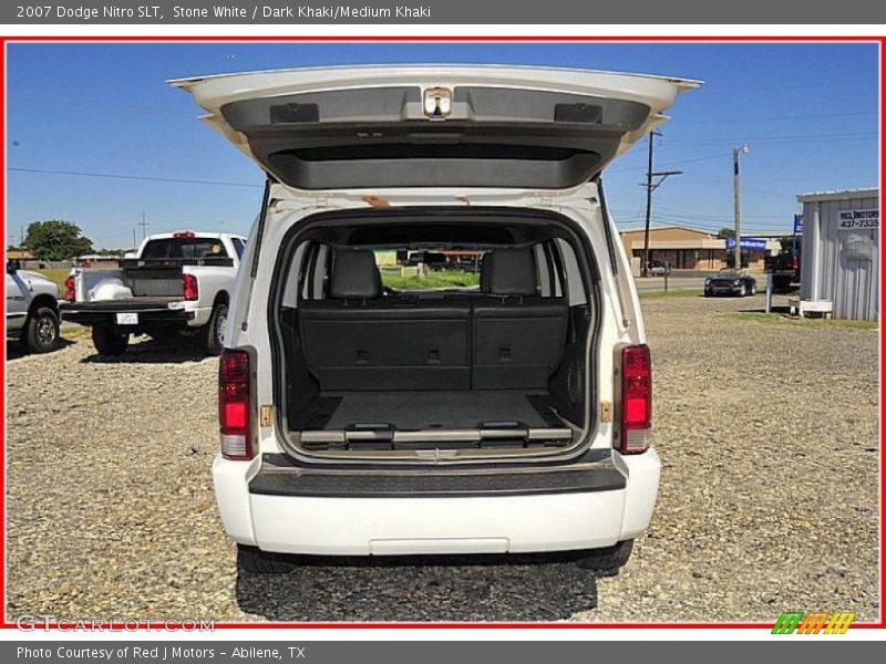 Stone White / Dark Khaki/Medium Khaki 2007 Dodge Nitro SLT