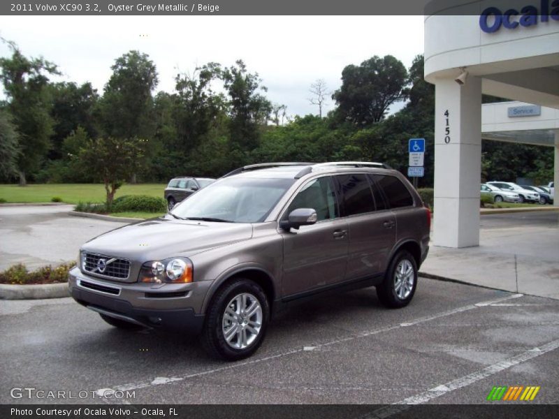 Oyster Grey Metallic / Beige 2011 Volvo XC90 3.2