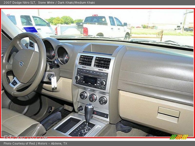 Stone White / Dark Khaki/Medium Khaki 2007 Dodge Nitro SLT