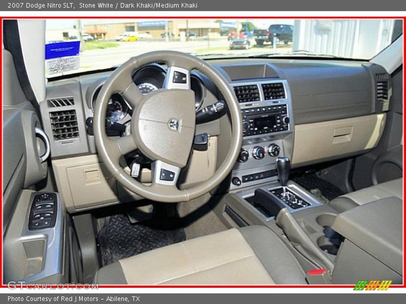 Stone White / Dark Khaki/Medium Khaki 2007 Dodge Nitro SLT