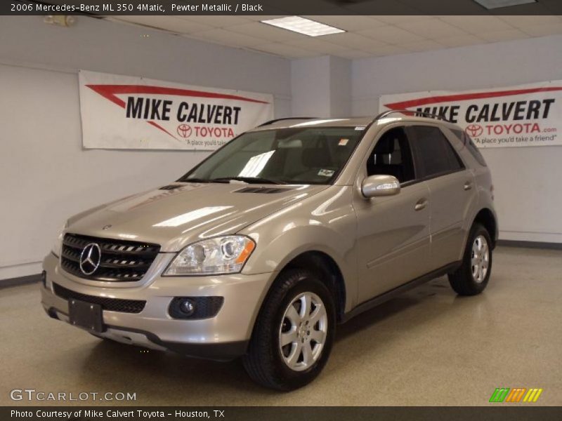 Pewter Metallic / Black 2006 Mercedes-Benz ML 350 4Matic