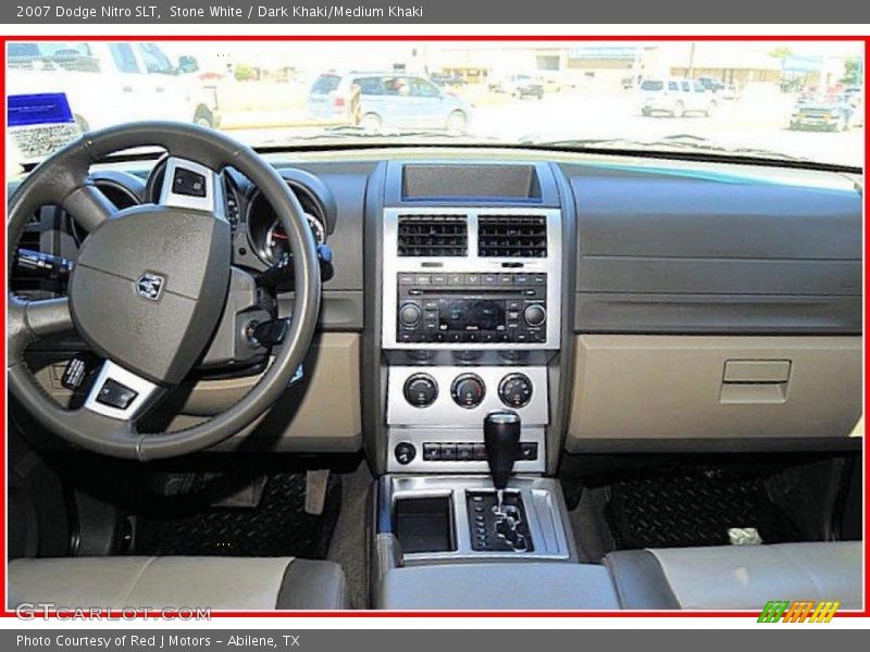 Stone White / Dark Khaki/Medium Khaki 2007 Dodge Nitro SLT