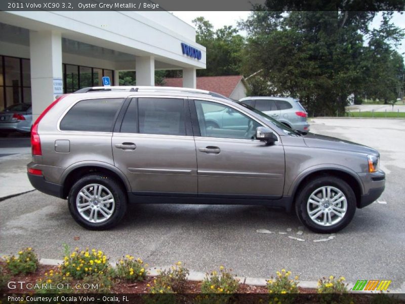 Oyster Grey Metallic / Beige 2011 Volvo XC90 3.2