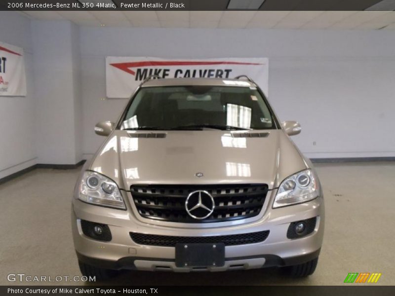 Pewter Metallic / Black 2006 Mercedes-Benz ML 350 4Matic