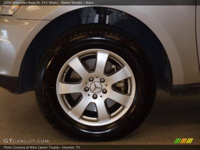 Pewter Metallic / Black 2006 Mercedes-Benz ML 350 4Matic