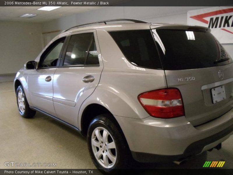 Pewter Metallic / Black 2006 Mercedes-Benz ML 350 4Matic