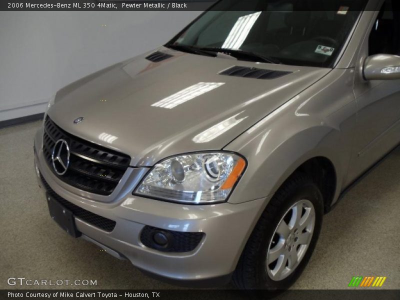 Pewter Metallic / Black 2006 Mercedes-Benz ML 350 4Matic