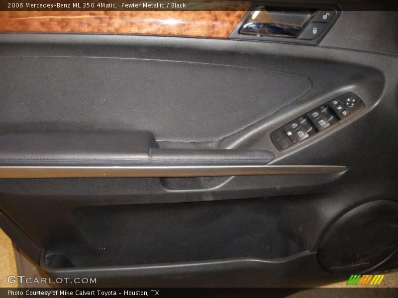 Pewter Metallic / Black 2006 Mercedes-Benz ML 350 4Matic