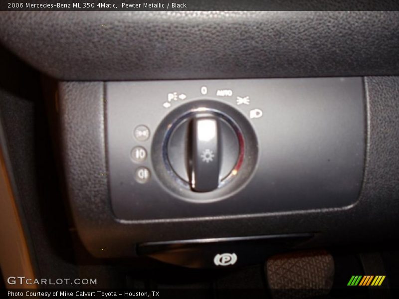 Pewter Metallic / Black 2006 Mercedes-Benz ML 350 4Matic