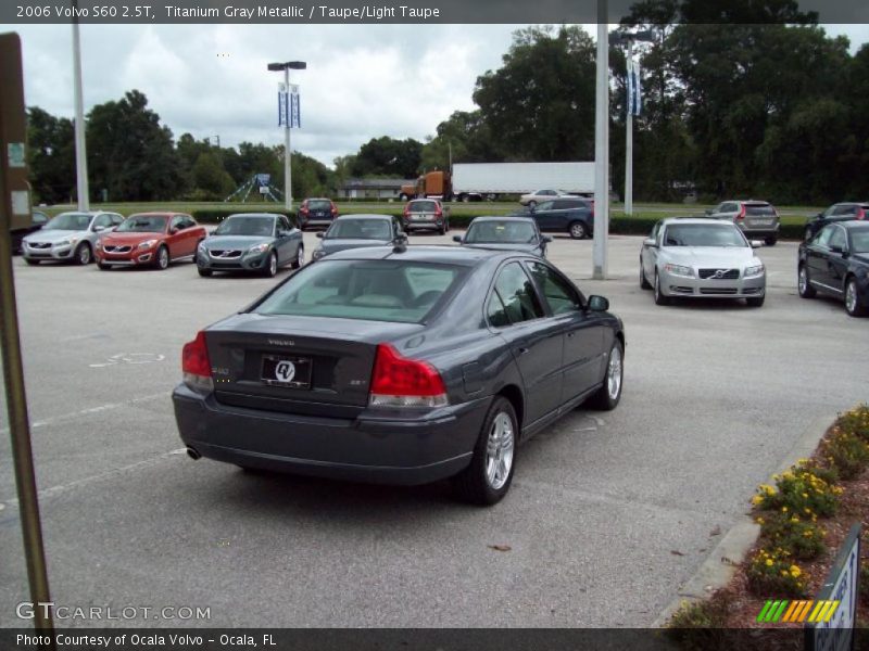Titanium Gray Metallic / Taupe/Light Taupe 2006 Volvo S60 2.5T