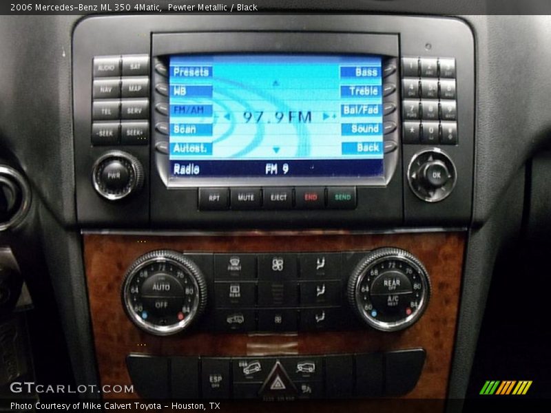 Pewter Metallic / Black 2006 Mercedes-Benz ML 350 4Matic